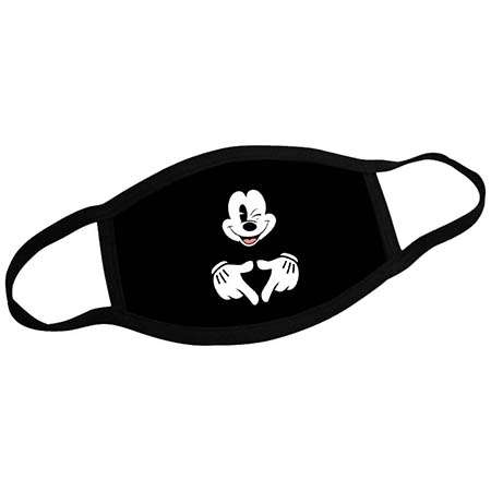 Fendi Chrome Hearts Moschino Kenzo BAPE Vans Mickey Mouse Cute face mask Thin fashion mask ...